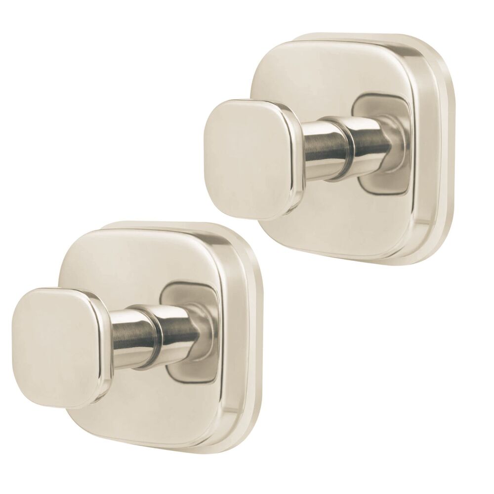 Supopular Suction Cup Hooks for Shower and Kitchen, NEW 2 Pack Chrome Polished